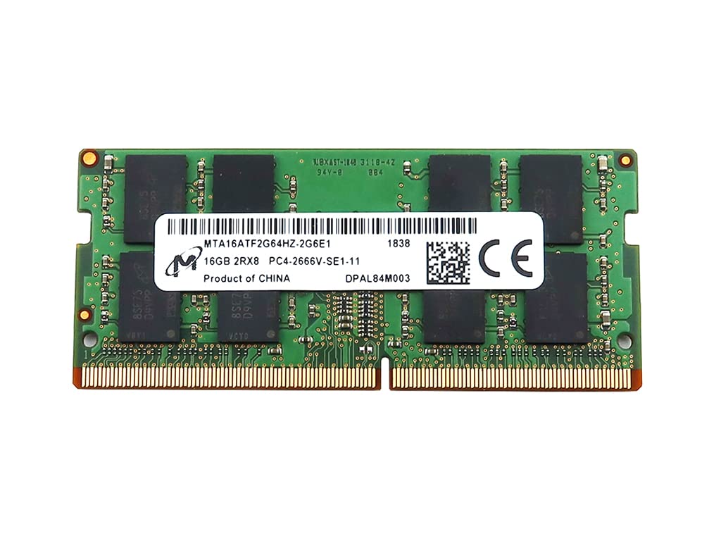 【中古】【非常に良い】Micron 8GB (1x8GB) DDR4 2133MHz RAMメモリ PC4-2133P-SBB-11 MTA16ATF1G64HZ-2G1B1