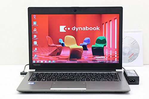 【中古】【非常に良い】【中古】 東芝 dynabook R63/B Core i5 6300U 2.4GHz/4GB/128GB(SSD)/13.3W/FWXGA(1366x768)/Win7 リカバリメディア(Win1