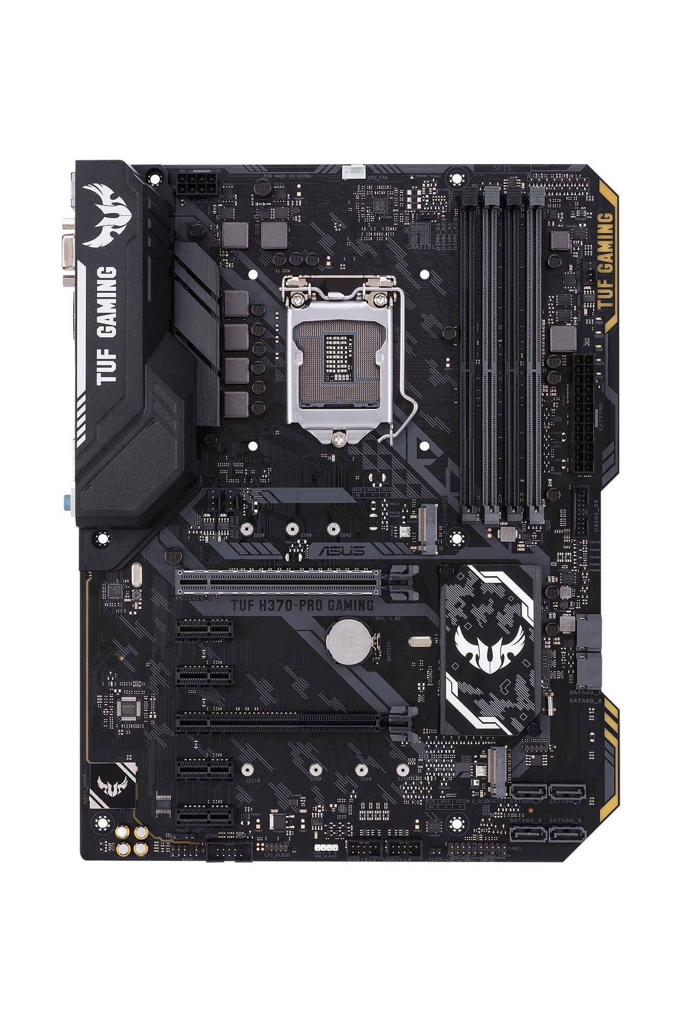 【中古】【非常に良い】ASUSTek Intel H370 搭載 マザーボード LGA1151対応 TUF H370-PRO GAMING 【ATX】｜スカイマーケットプラス