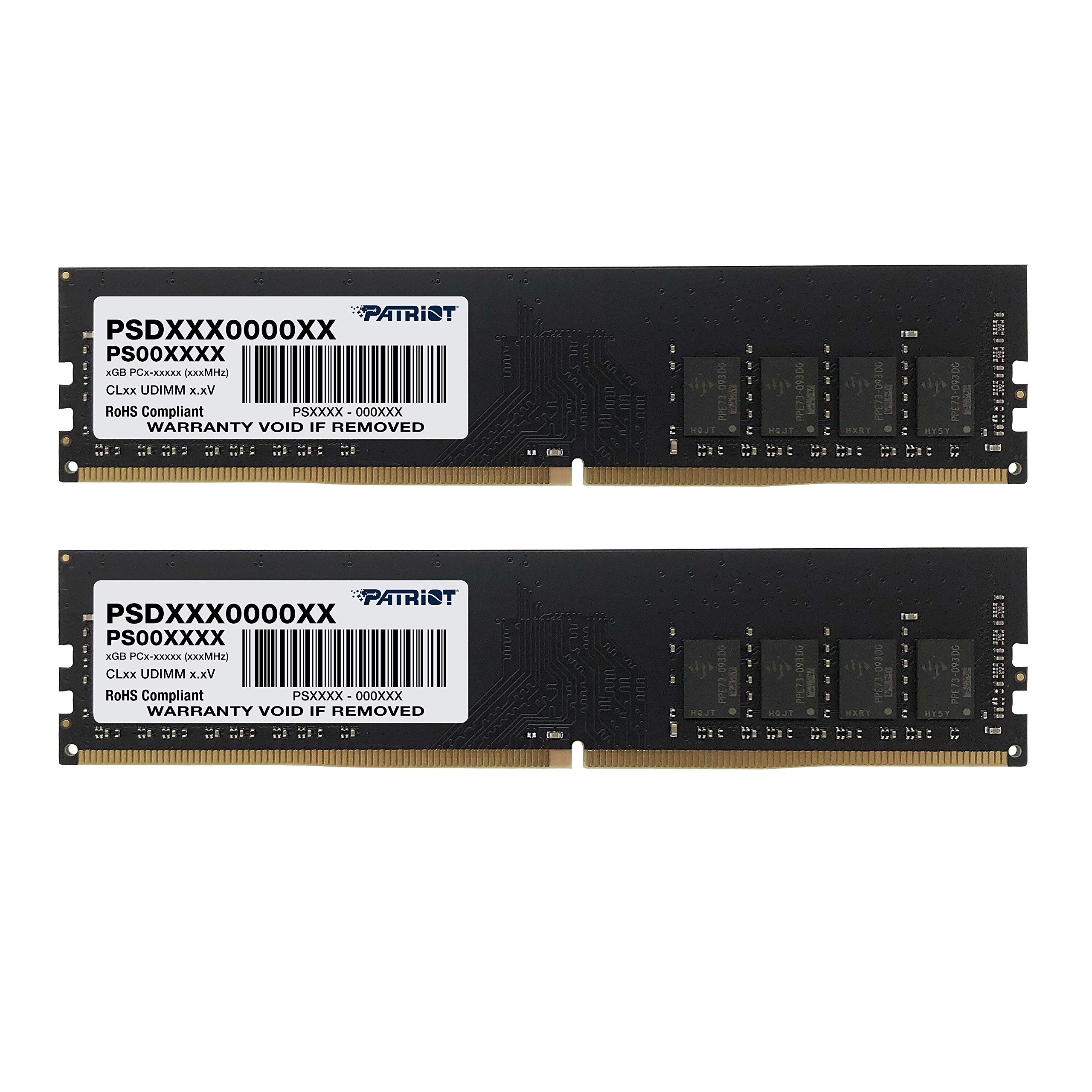 【中古】【非常に良い】Patriot Memory DDR4 2666MHz PC4-21300 16GBキット (2 x 8GB) デスクトップ用メモリ PSD416G2666K｜スカイマーケットプラス