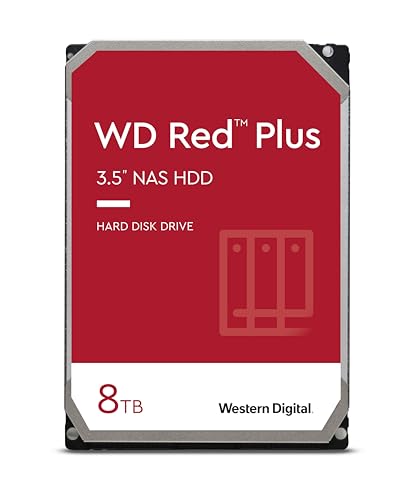 【中古】【非常に良い】Western Digital HDD 8TB WD Red NAS RAID 3.5インチ 内蔵HDD WD80EFAX