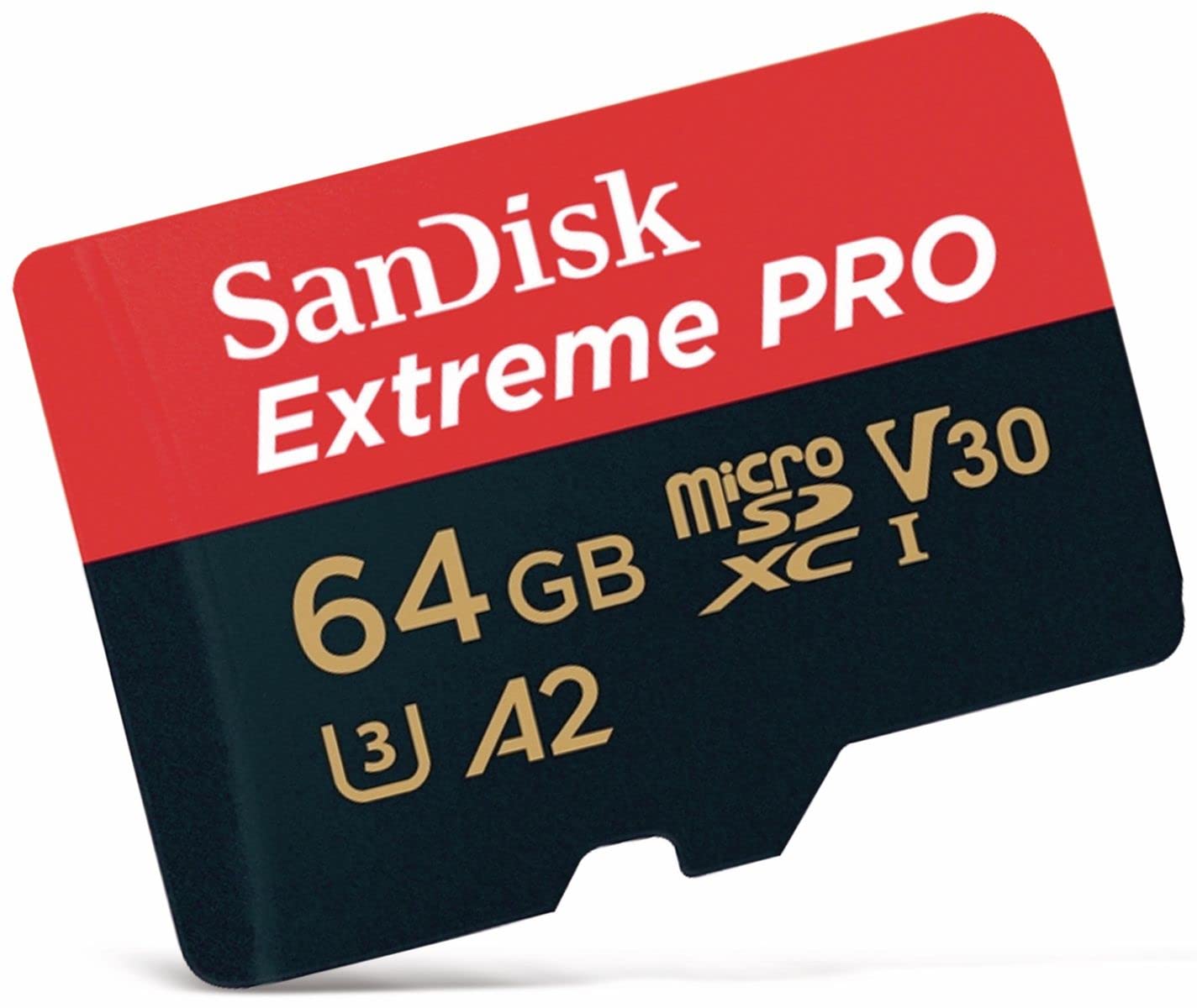 【中古】【非常に良い】マイクロSD 64GB サンディスク Extreme PRO microSDXC A2 SDSQXCY-064G 海外パッケージ品