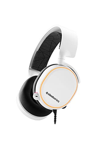 【中古】【非常に良い】SteelSeries ゲーミングヘッドセット マイク付き 有線 密閉型 PC PS5 PS4 Switch 対応 7.1chサラウンド Arctis 5 61507