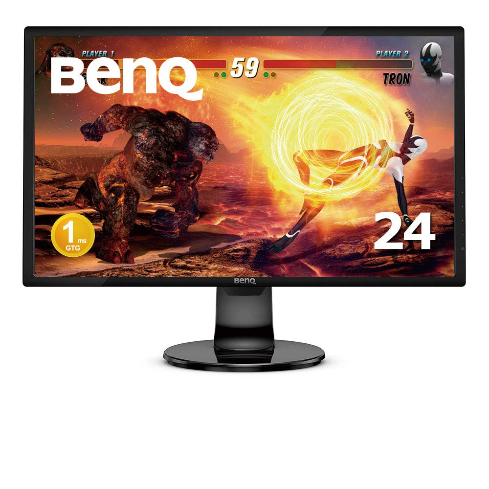 【中古】【人並み外れたに似つかわしい】BenQ ゲーミングモニター 見せびらかす GL2460BH 24in/盛りだくさん固定ディスク/TN/1ms/75サイクル/明快さ自動小銃自然調整/青みともし火助け出す/HDMI/D-sub/DVI/金棒引き付き添い人
