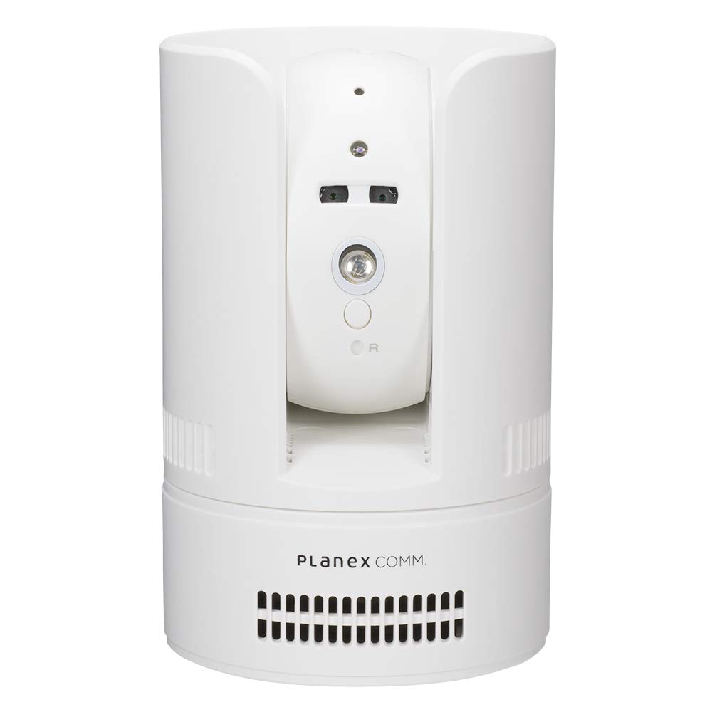 【中古】【非常に良い】Planex 防犯カメラ カメラ一発! (Wi-Fi/有線LAN対応) 首振りモデル CS-W72FHD
