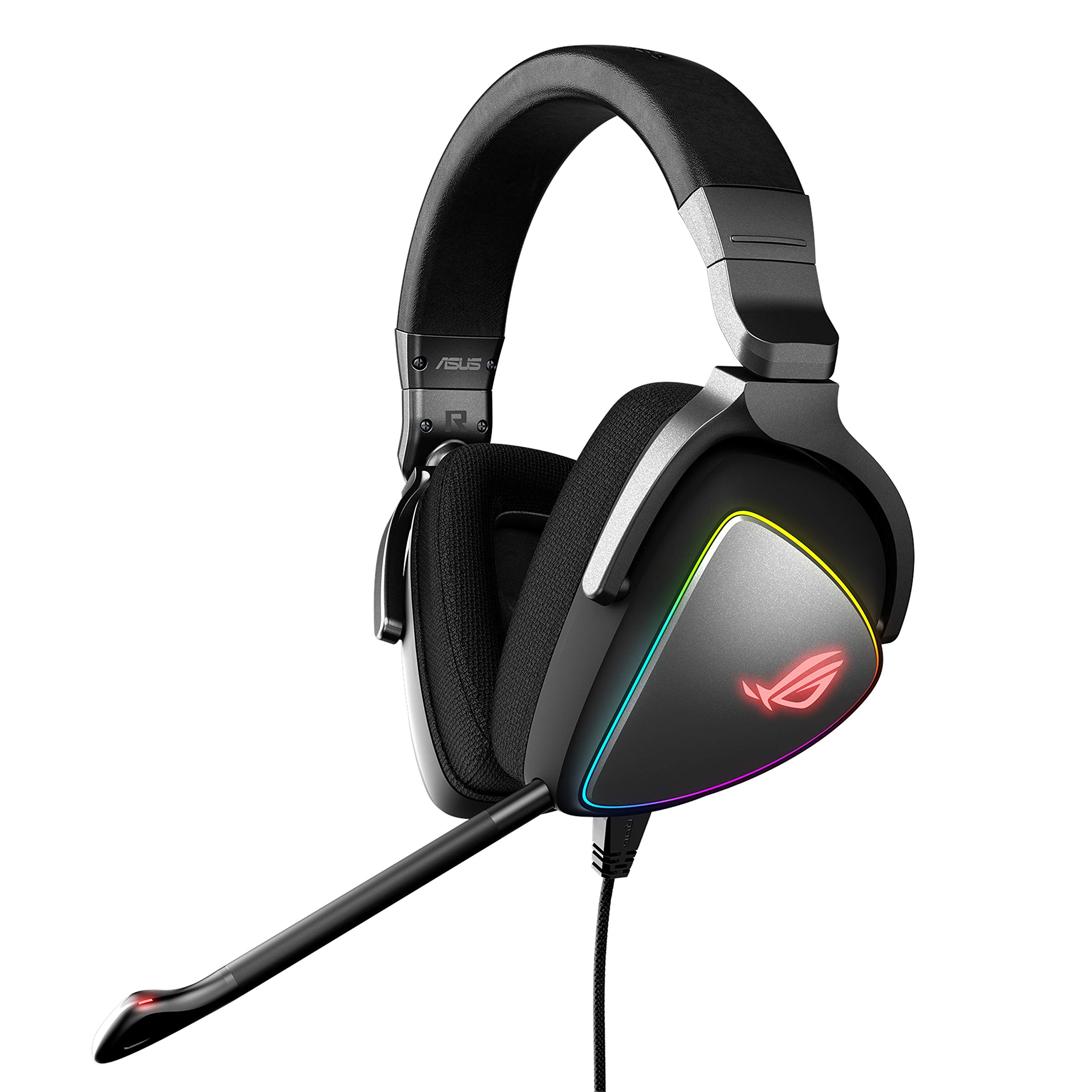 【中古】【非常に良い】ASUS Hi-Res ESS Quad-DAC 搭載 PS5 PC モバイルゲーム RGB ゲーム ヘッドセット ROG DELTA｜スカイマーケットプラス