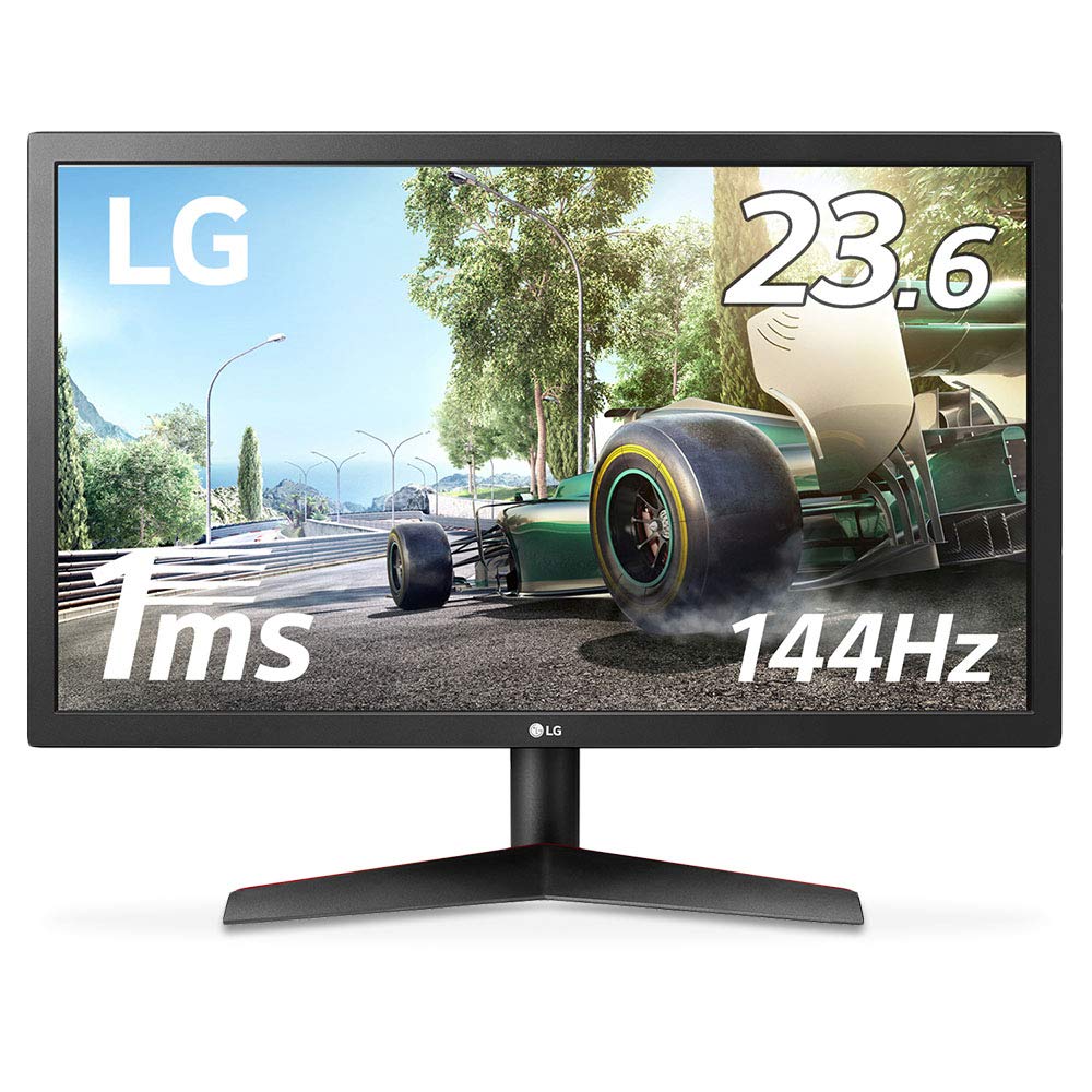 【中古】【人並み外れたに好いたらしい】LG ゲーミング 管する 見せびらかす 24GL600F-B 23.6in/1ms/144サイクル/盛りだくさん固定ディスク/TN非光輝/FreeSync/HDMI×2DisplayPort