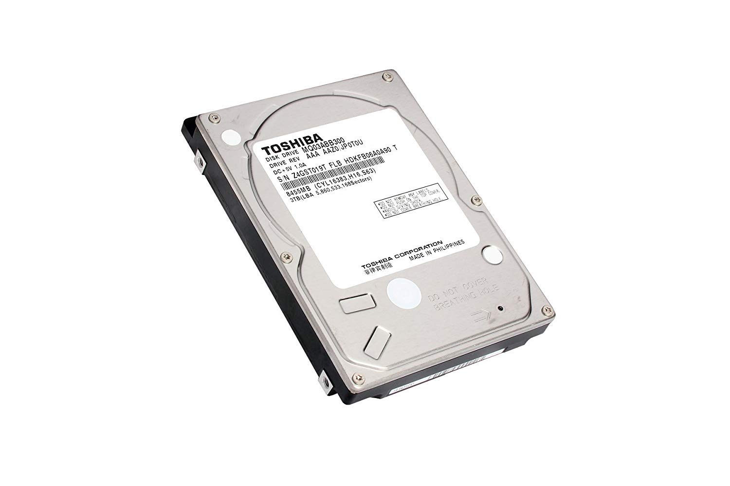 【中古】【非常に良い】東芝 HDD MQ04ABDxxx シリーズ (2.5インチ / SATA 6Gbit/s / 2TB / 5400rpm / 128MiB / 9.5mm / 512e エミュレーション) MQ0｜スカイマーケットプラス