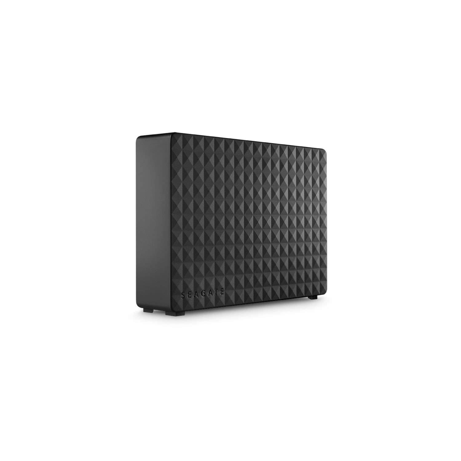 【中古】【非常に良い】Seagate 外付けハードディスク 10TB テレビ録画/4K対応 データ復旧3年付 3年保証 静音 Expansion HDD STEB10000400