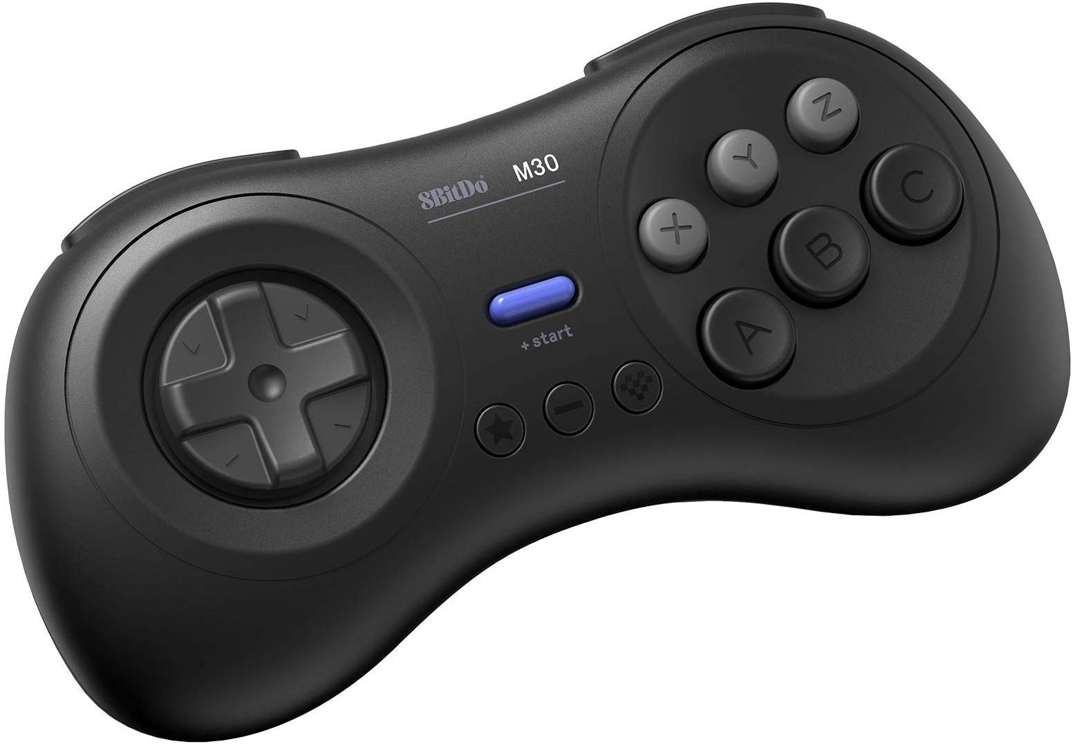 【中古】【非常に良い】8Bitdo M30Bluetoothゲーミングコントローラー6ボタンメガドライブ風ゲームパッド / Raspberry Pi/スイッチ/macOS