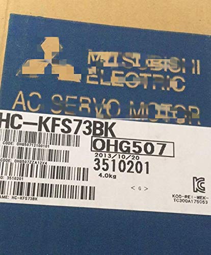 【中古】【人並み外れたに好いたらしい】（取りつくろう取り替えっこ用 ） 当て嵌めるする MITSUBISHI 三菱電機 ACサーボ原動機 HC-KFS73BK その他-パソコン・周辺機器