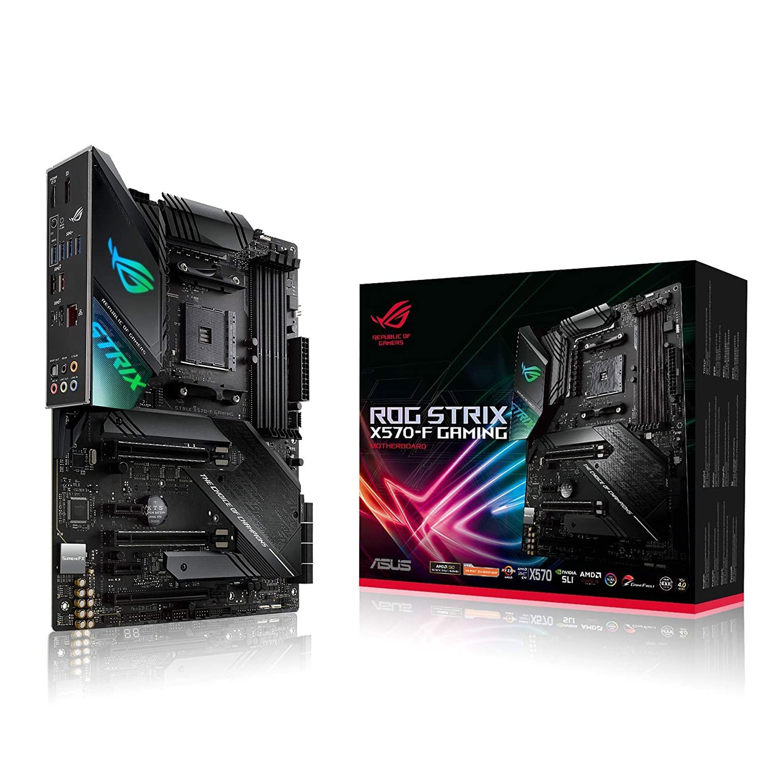 【中古】【人並み外れたに似つかわしい】ASUS AMD AM4相応う お母さんゲーム盤 ROG STRIX X570-F GAMING 【ATX】