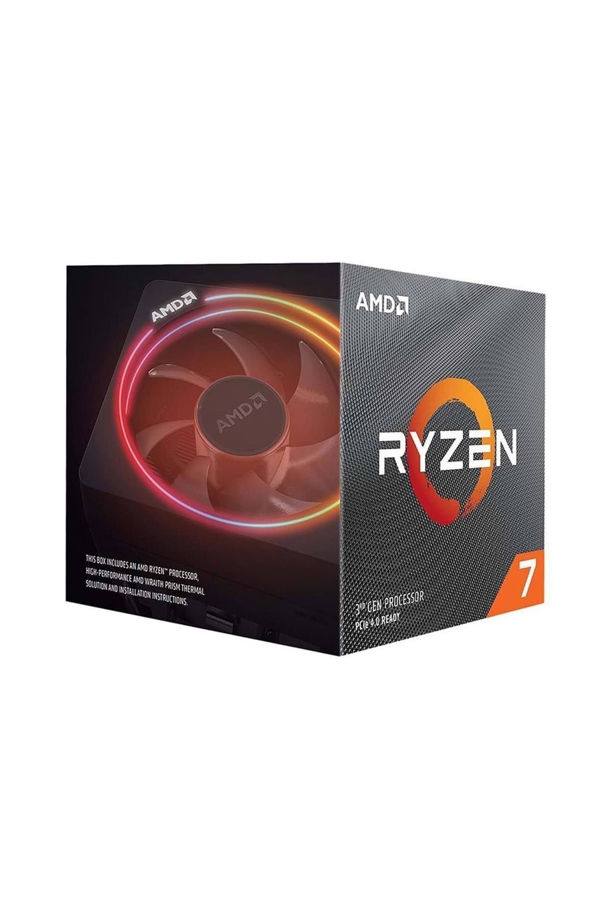 【中古】【非常に良い】AMD Ryzen 7 3700X with Wraith Prism cooler 3.6GHz 8コア / 16スレッド 36MB 65W【国内】 100-100000071BOX|スカイマーケットプラス