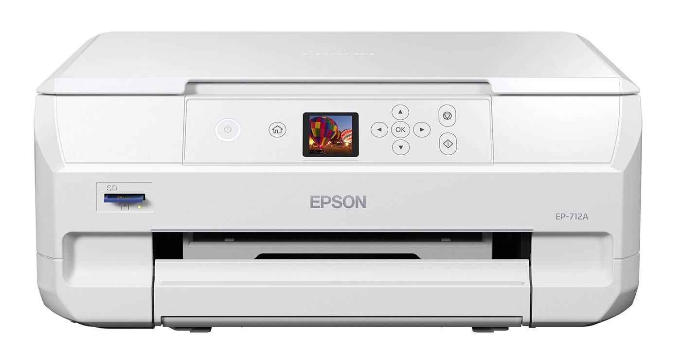 【中古】【人並み外れたに好いたらしい】エプソン 印刷人 インクジェット結びあわせる機 ハラリオ EP-712A 2019年新模範例 その他-パソコン・周辺機器