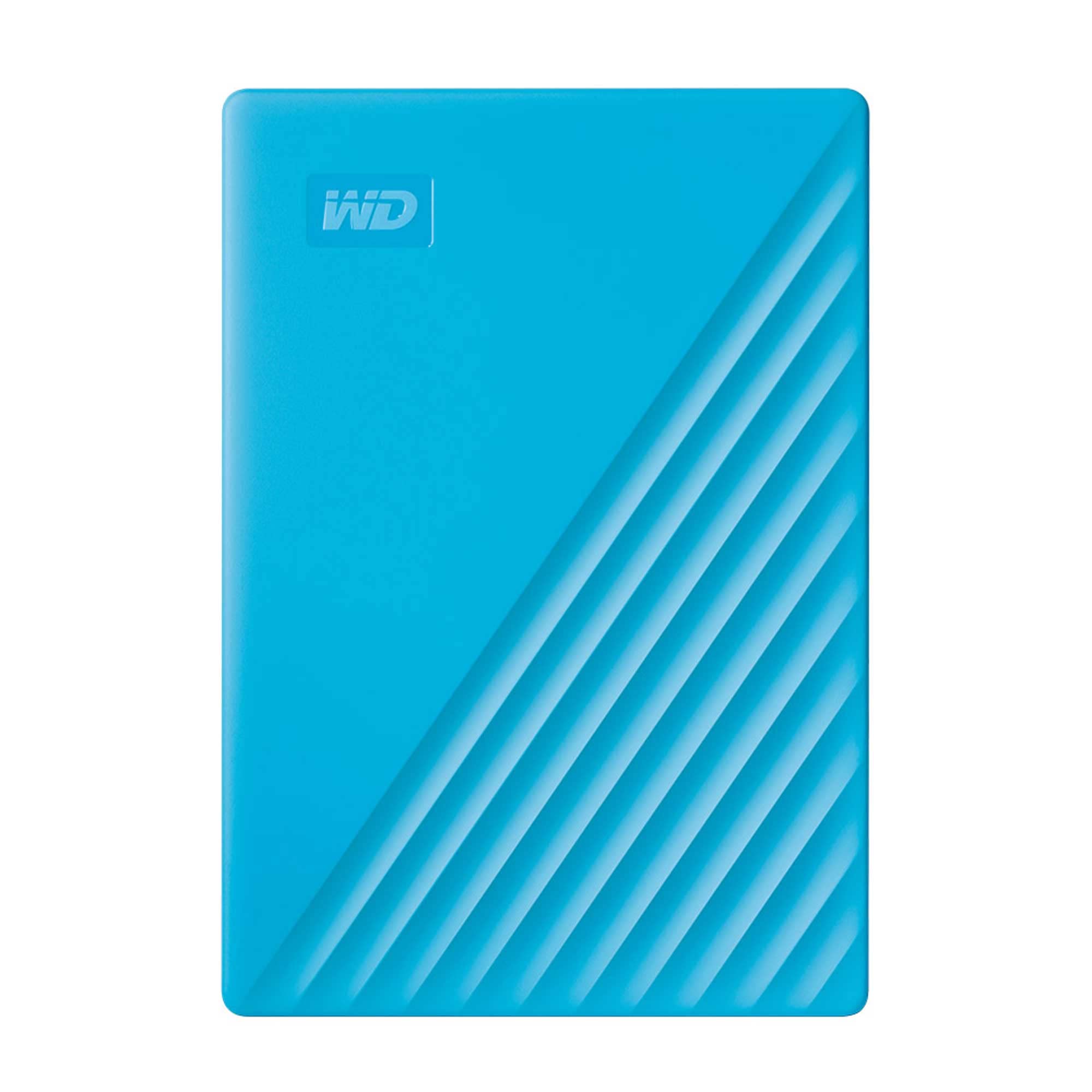 【中古】【非常に良い】ウエスタンデジタル(Western Digital) WD ポータブルHDD 2TB USB3.0 ブルー My Passport 暗号化 パスワード保護 外付けハードディスク / メーカー3年保証