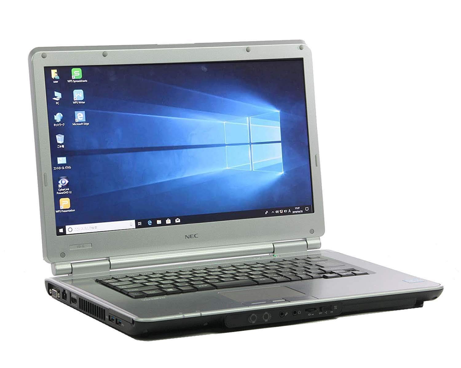 【中古】【非常に良い】[ ワケアリ / ノートPC / WPS Office ] NEC VersaPro VK27MD-G Windows10 15.6インチ Core i5 3340M 2.70GHz メモリ4GB｜スカイマーケットプラス