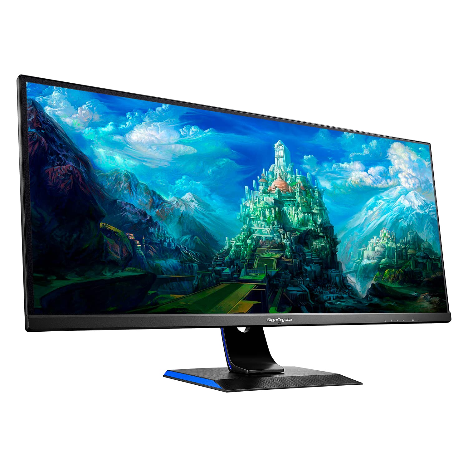 【中古】【非常に良い】IODATA ゲーミングモニター 34インチ GigaCrysta 75Hz 2ms UWQHD (RPG向き/HDMI×2/DisplayPort/USB-C/スピーカー付/リモコン付/高さ調整/