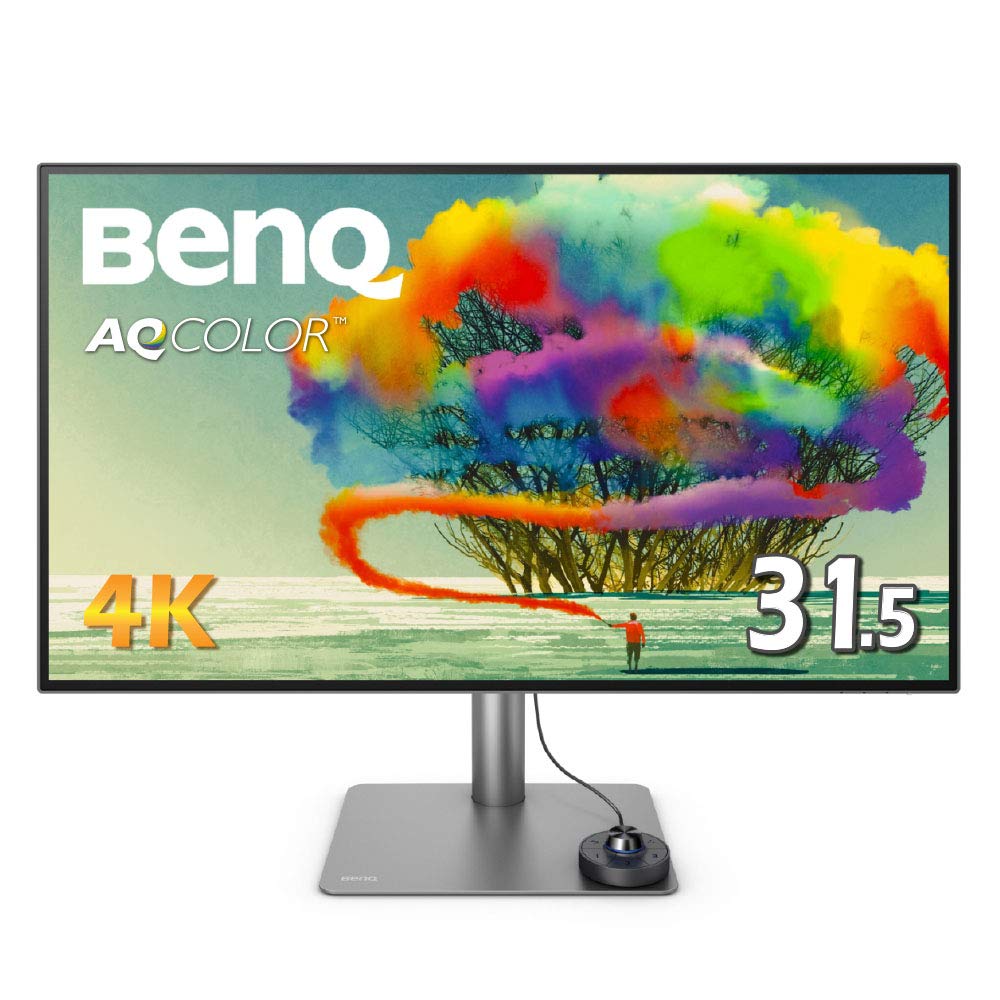 【中古】【人並み外れたに好いたらしい】BenQ PD3220U 設計者向け管する (31.5in/4K/IPS/ノングレア/P3 95%/Rec.709 100%/Thunderbolt 3(85W給電)/青味ともし火助け出す/DP