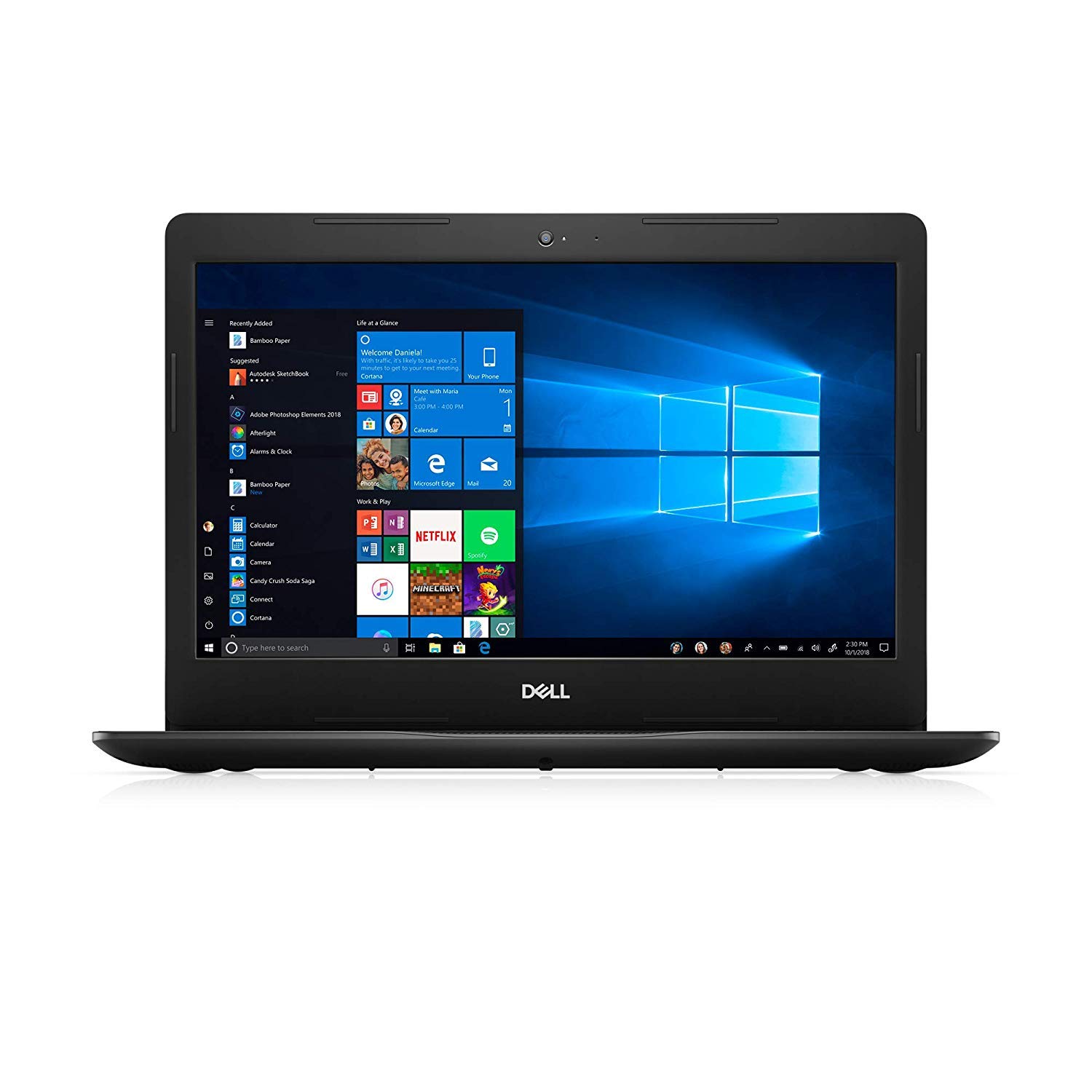 【中古】【非常に良い】Dell Inspiron 3493 14フィート HD i3-1005G1 1.2GHz 4GB RAM 128GB SSD Windows 10 Home Sモード 64bit 英語