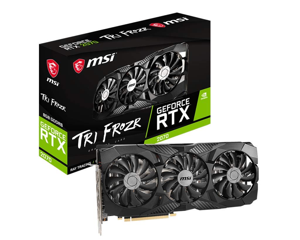 【中古】【人並み外れたに好いたらしい】MSI GeForce RTX 2070 TRI FROZR グラフィクスゲーム盤 VD7133