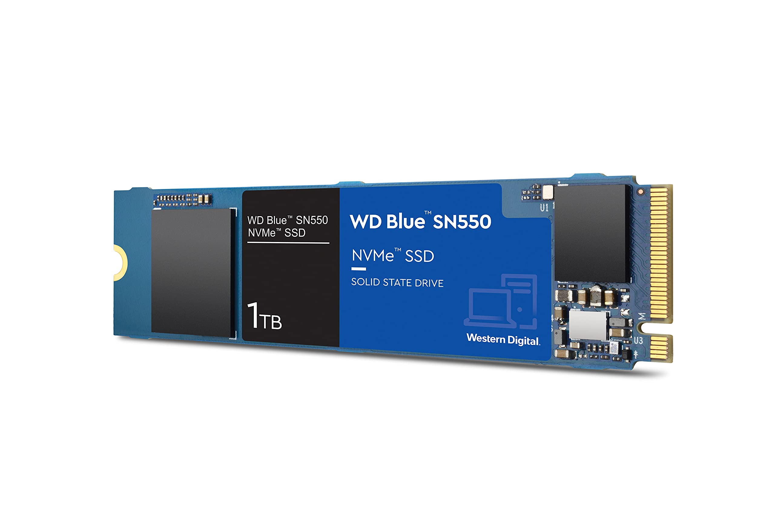 【中古】【非常に良い】Western Digital ウエスタンデジタル 内蔵SSD 1TB WD Blue SN550 (読取り最大 2400MB/秒) NVMe WDS100T2B0C-EC 【国内】|スカイマーケットプラス