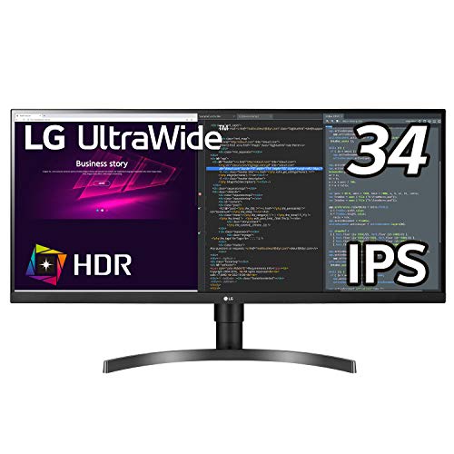 【中古】【人並み外れたに好いたらしい】LG 管する 見せびらかす 34WN750-B 34in/3辺ひな形受け答え 水準ウルトラ広広とした(3440×1440)/IPS非光輝/HDR相応う/FreeSync/HDMI×2DisplayPor