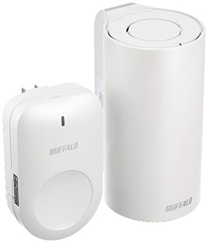 【中古】【非常に良い】バッファロー メッシュ WiFi 無線LAN AirStation connect 親機+専用中継機(WP)セットモデル デュアルバンド セキュリティ機能搭載 テレワーク Wi-Fi 5 11ac