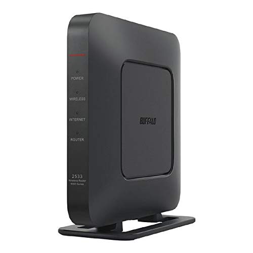 【中古】【非常に良い】BUFFALO 無線LAN親機 11ac/n/a/g/b 1733+800Mbps AirStation ブラック WSR-2533DHPL2-BK