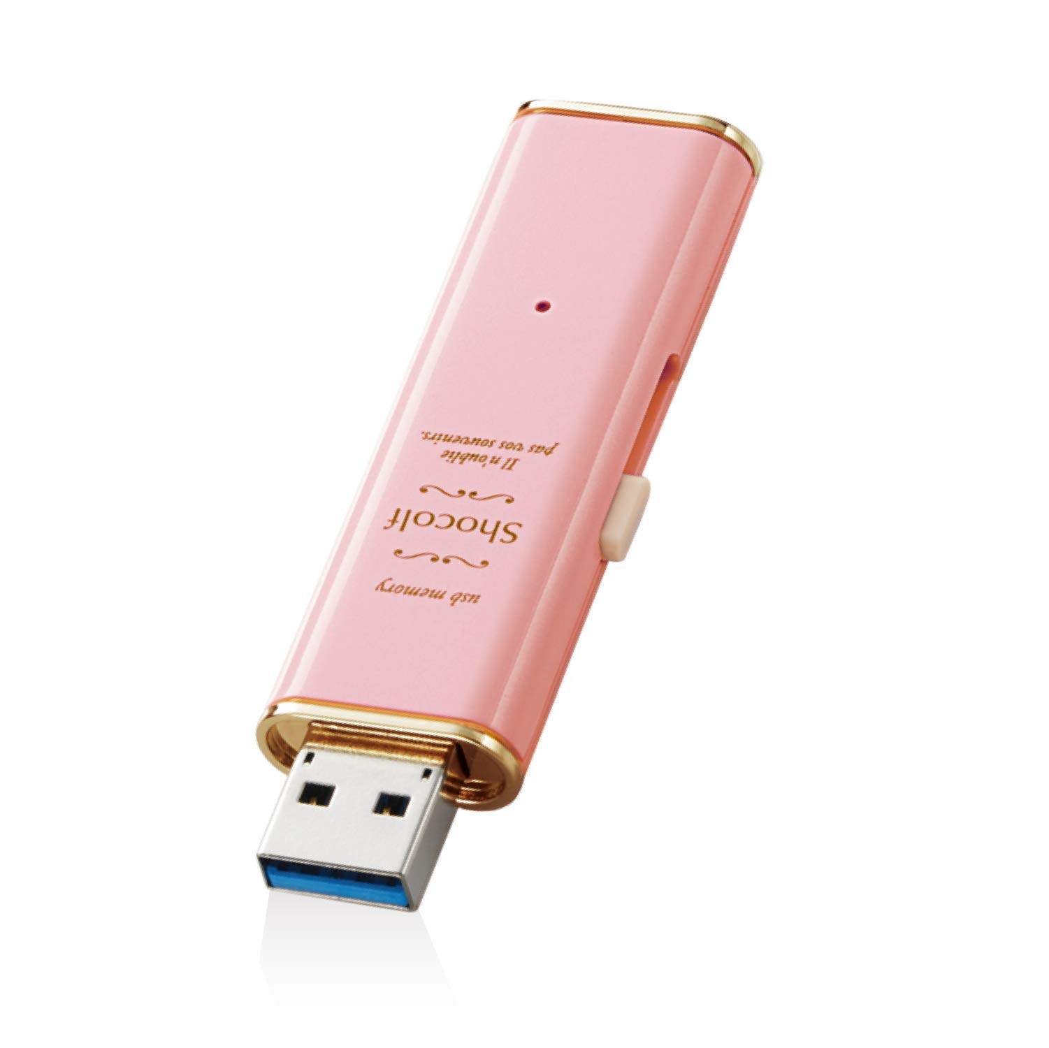 【中古】【非常に良い】エレコム USBメモリ 64GB USB3.0対応 Windows/Mac対応 スライド式 ピンク MF-XWU364GPNL