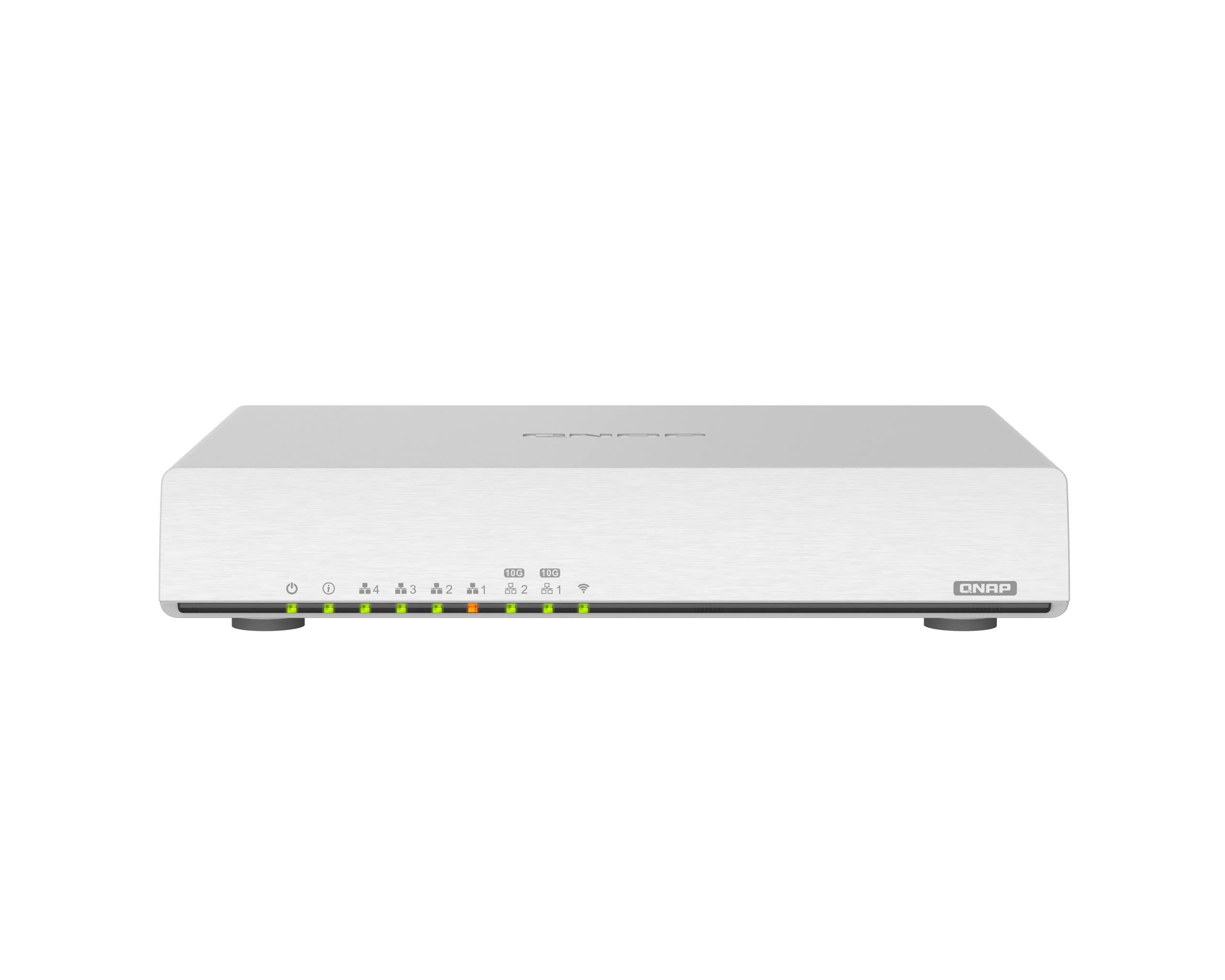 【中古】【非常に良い】QNAP (キューナップ ） Wi-Fi6 および デュアル 10GbE ポート 搭載SD-WANルーター QHora-301W｜スカイマーケットプラス