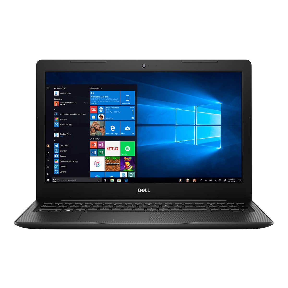 【中古】【非常に良い】2021 Dell Insprion 15 3000 15.6インチ HD LEDバックライトディスプレイ ノートパソコン AMD Athlon Silver 3050U プロセッサ 4GB RAM