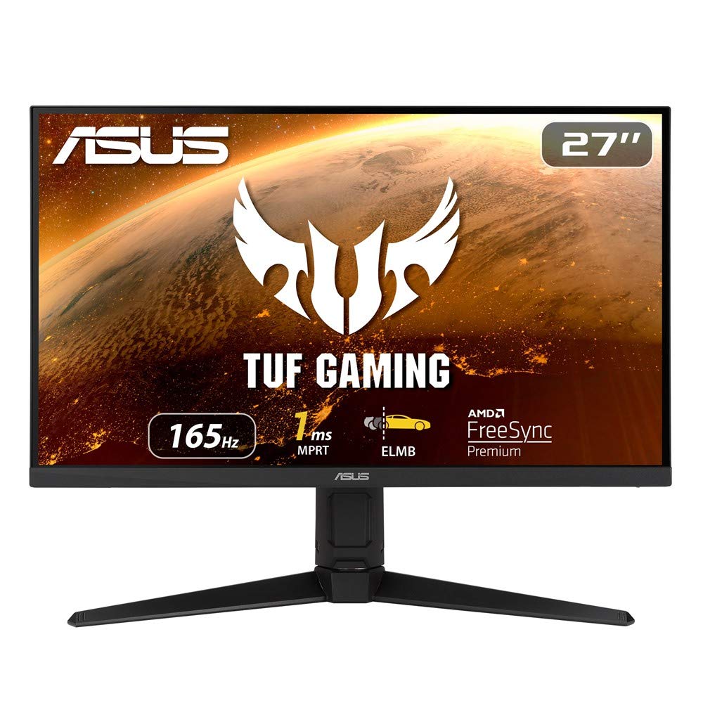 【中古】【人並み外れたに好いたらしい】ASUS ゲーミングモニター 165サイクル 27in 管する IPS 盛りだくさん固定ディスク 1ms HDMI2.0(x2) DisplayPort1.2 TUF Gaming 高さかい繕う 縦横回転させる VG279Q