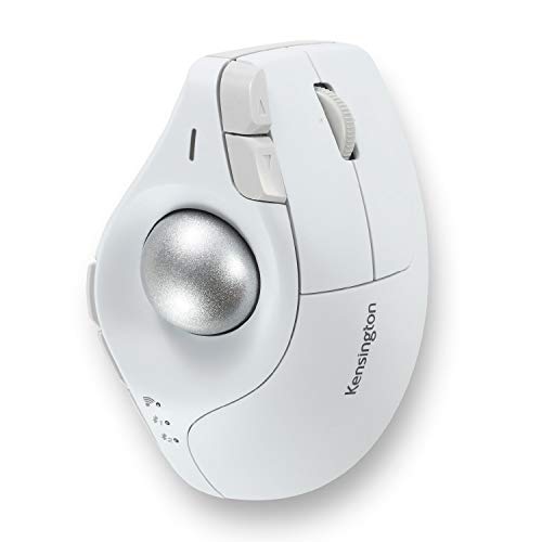 【中古】【人並み外れたに好いたらしい】Kensington Pro Fit Ergo Vertical 無線電話トラックボール 白いこと 無線電話二十日鼠 9名取り草 Bluetooth Windows/macOS相応う K75264JP