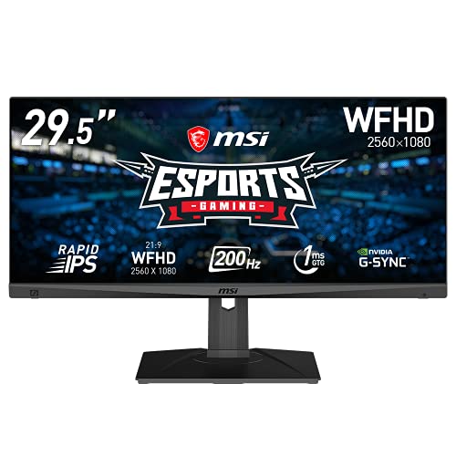【中古】【人並み外れたに似つかわしい】MSI ゲーミングモニター Optix MAG301RF 29.5in/WFHD/Rapid IPSダイアログボックス/200サイクル/1ms(GTG)/HDR相応う/G-Sync Compatible/HDMI/