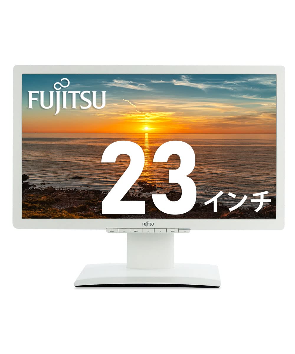 【中古】【非常に良い】富士通 23型液晶モニター VL-B23T-7 / IPSワイドモニター/解像度:フルHD（1920×1080）/ スピーカー内蔵/ノングレア/VESAマウント/画面回転機能/VGA、DVI-D、D 21,364円