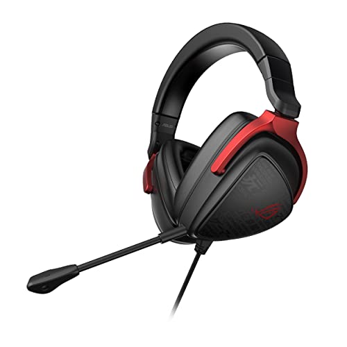 【中古】【非常に良い】ASUS ゲーミングヘッドセット ROG Delta S Core (7.1chバーチャルサラウンドサウンド / 50mm ASUS Essenceドライバー / 3.5mm有線接続 / 軽量270