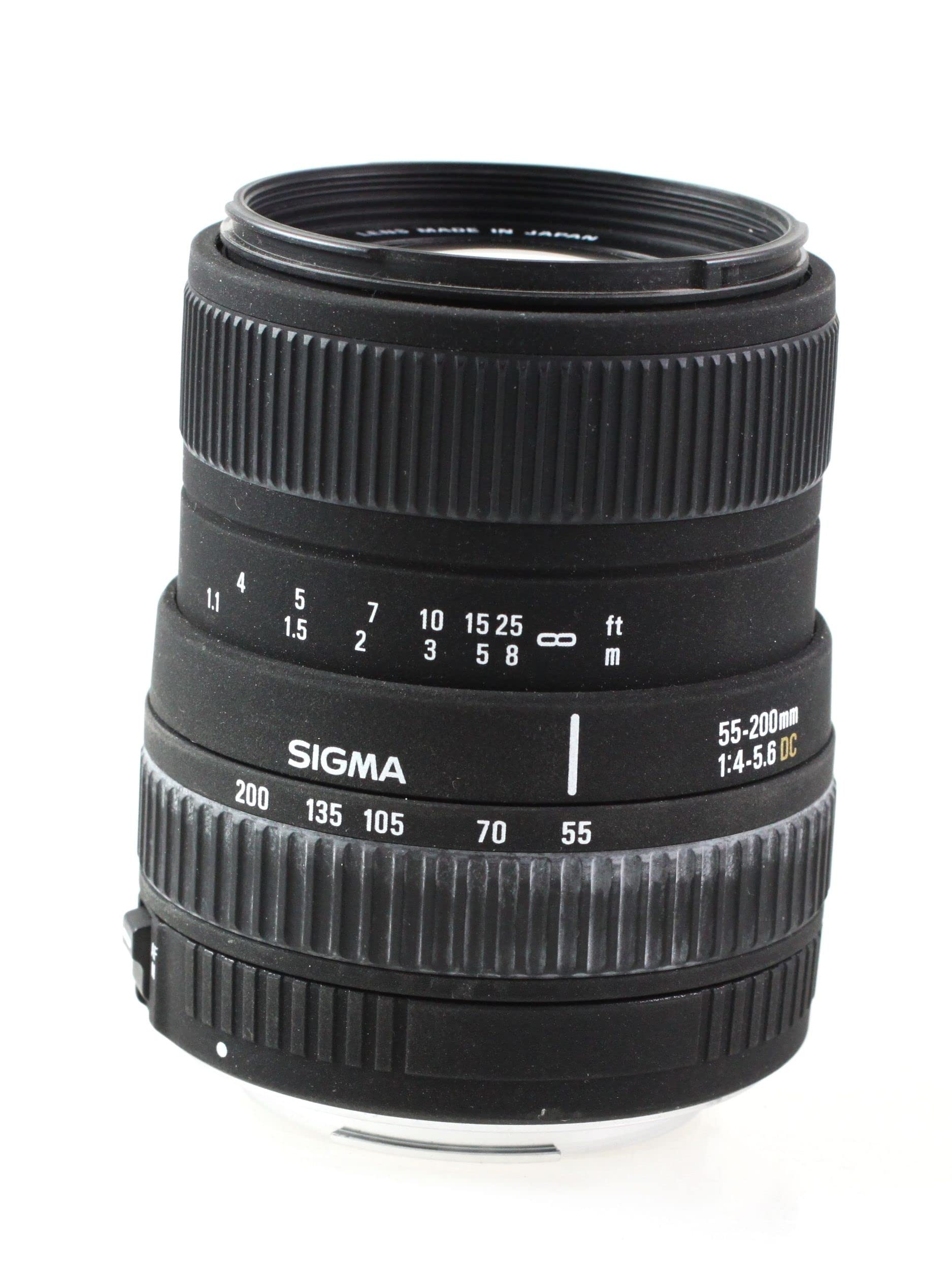 【中古】【非常に良い】シグマ 55-200mm F4-5.6 DC デジタル専用 キャノン用