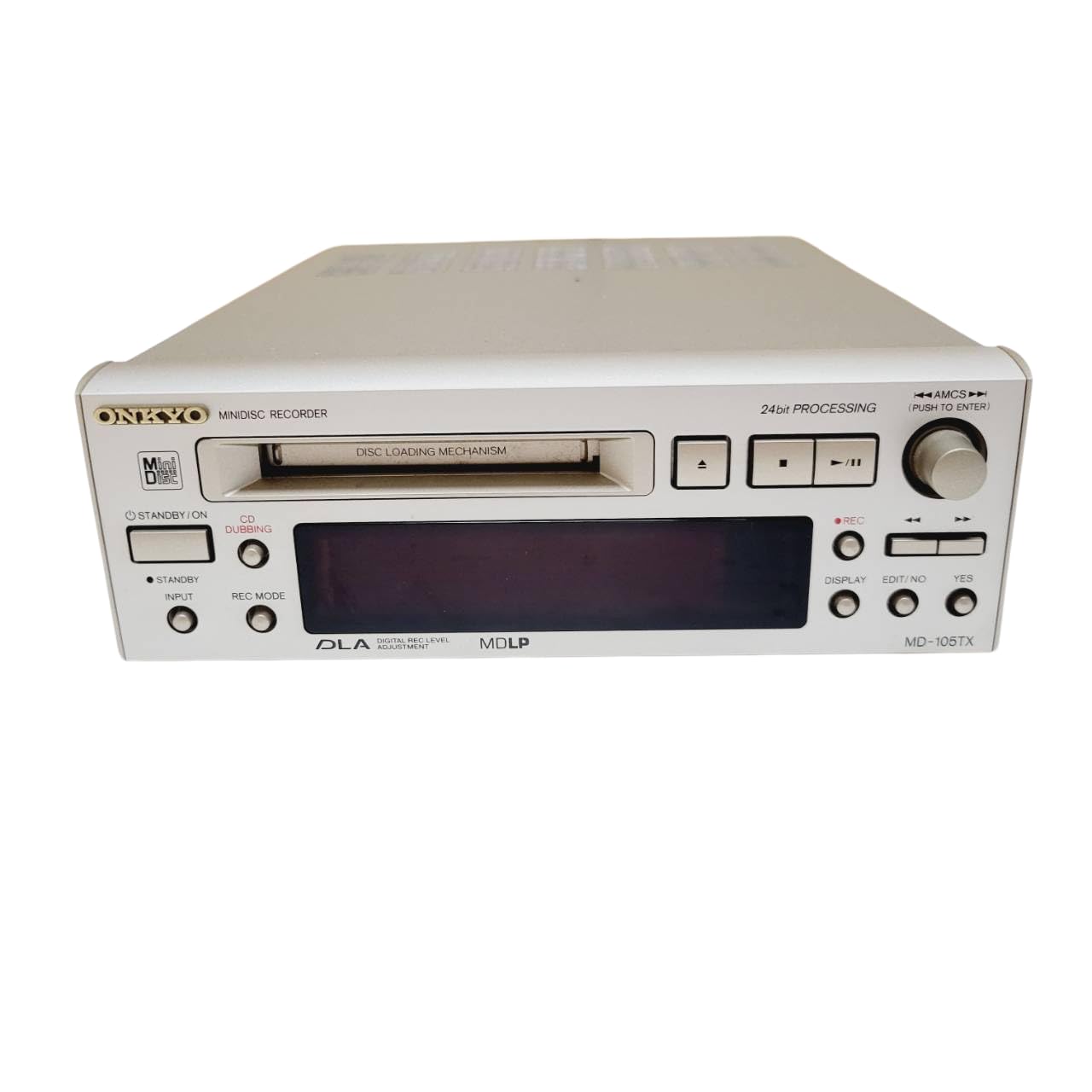 【中古】【人並み外れたに好いたらしい】ONKYO INTEC205 MDLP相応うMD甲板 MD-105TX(S)