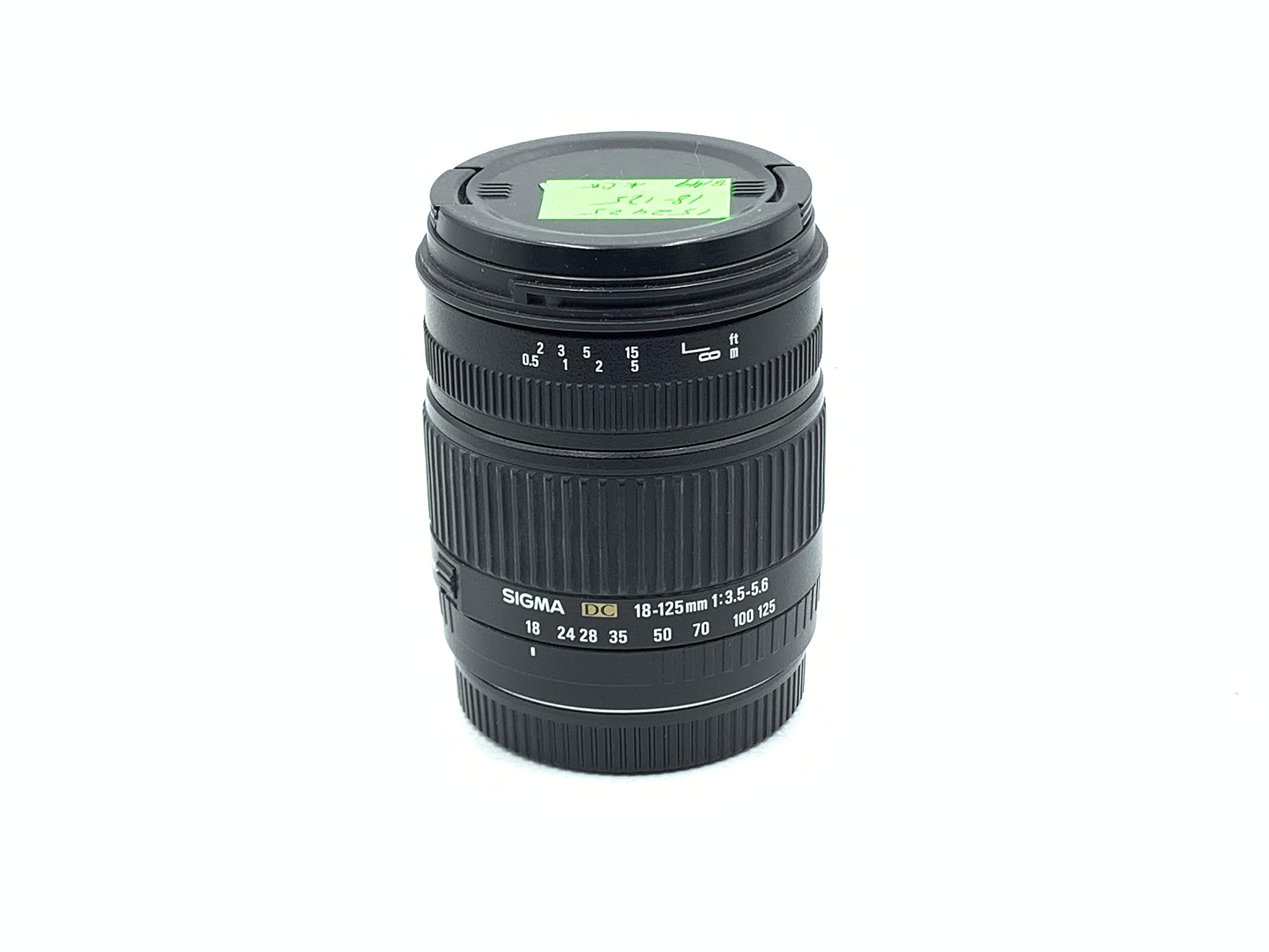 【中古】【非常に良い】シグマ 18-125mm F3.5-5.6 DC デジタル専用 キヤノン用
