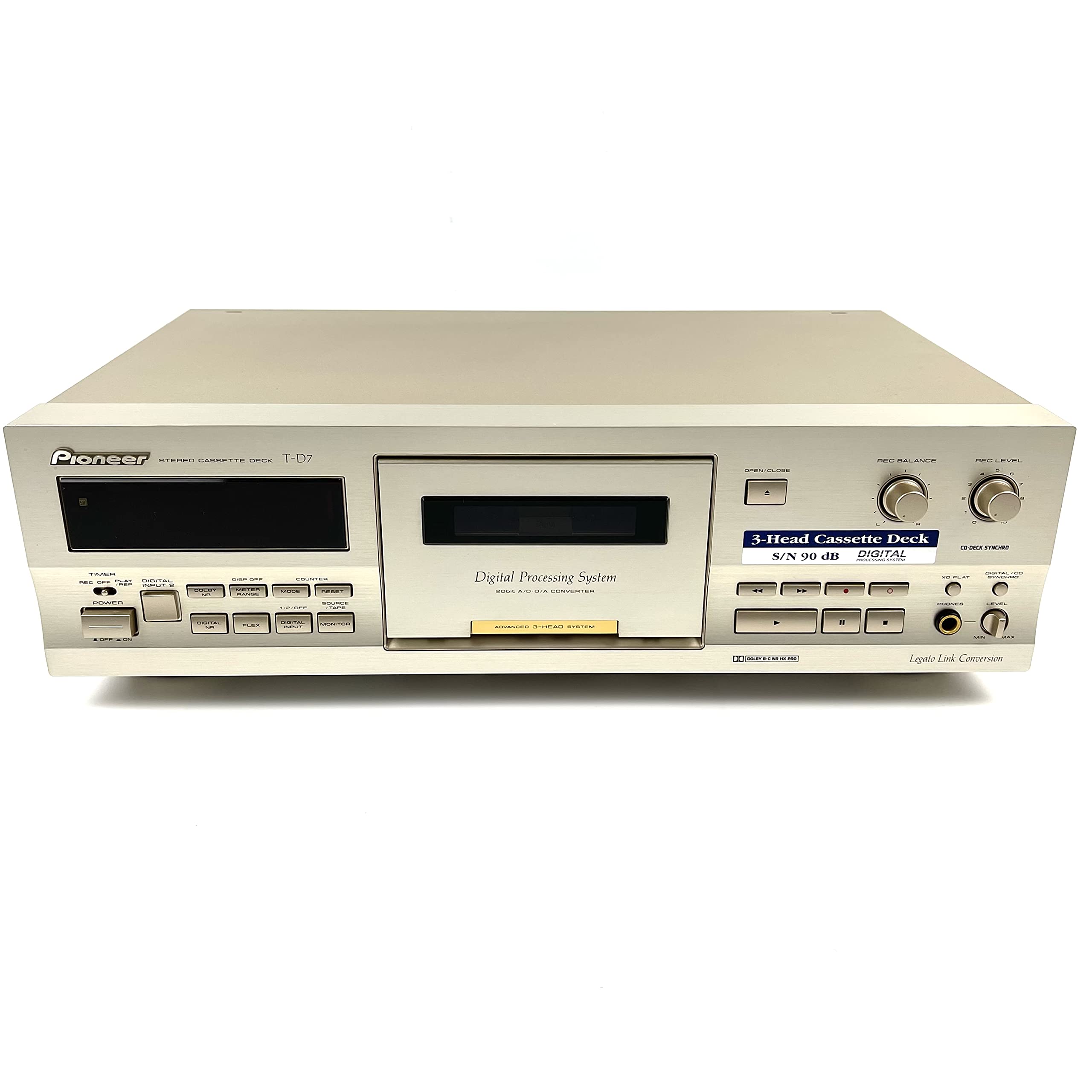 【中古】【非常に良い】パイオニア 3ヘッドシングルカセットデッキ T-D7｜スカイマーケットプラス