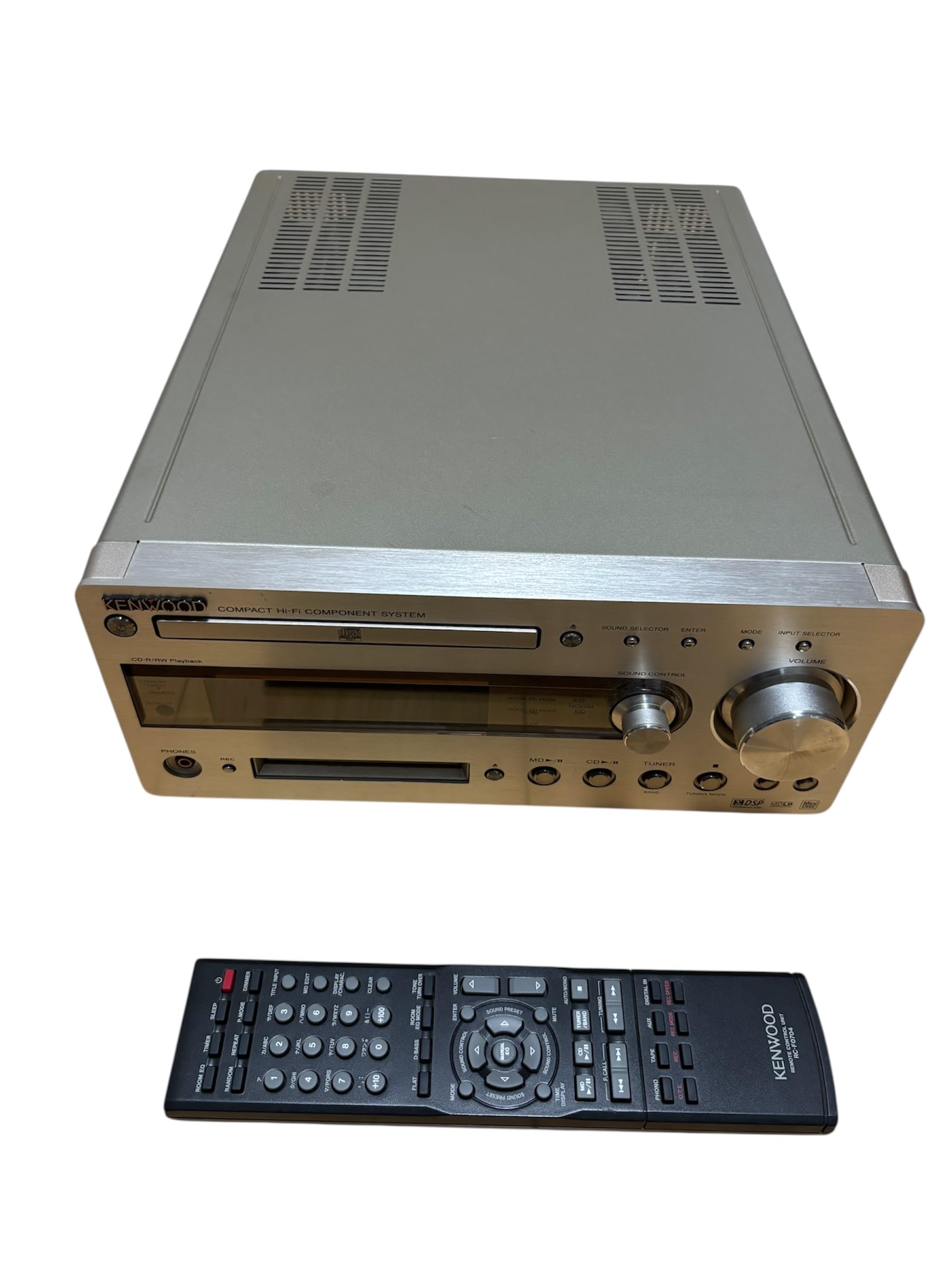 【中古】【人並み外れたに好いたらしい】JVCケンウッド CD/MD受信システム しろがね色 R-K700