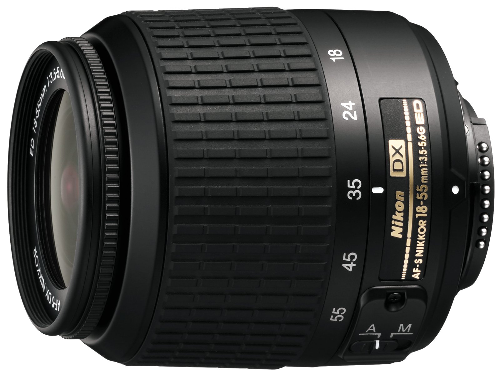 【中古】【人並み外れたに好いたらしい】Nikon AF-S DX Zoom Nikkor ED 18-55粍 F3.5-5.6G 黒いこと デジタル一眼二眼レフ用 カメラ用交換レンズ-TV・オーディオ・カメラ-カメラ・ビデオカメラ・光学機器
