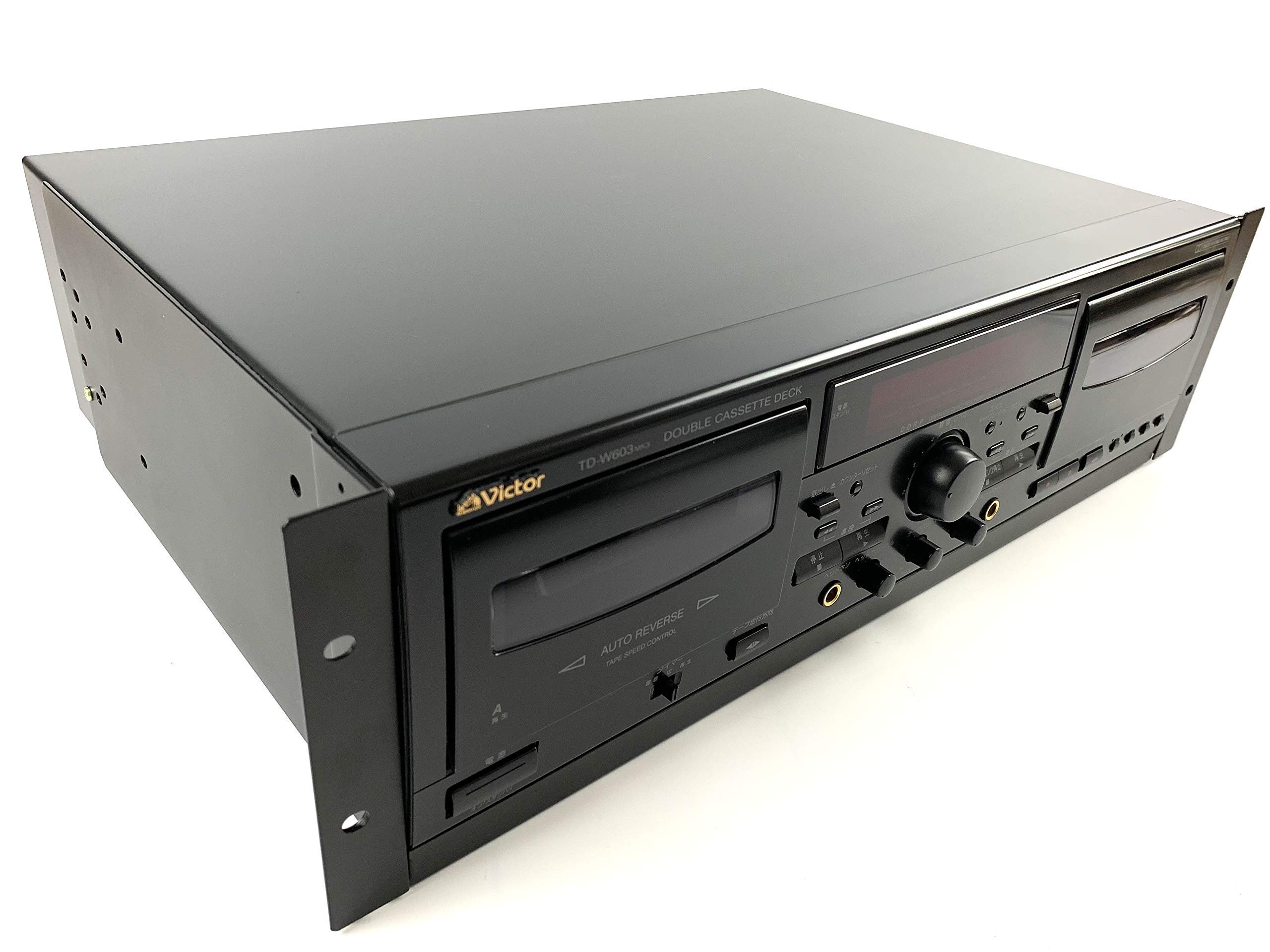 【中古】【非常に良い】JVCケンウッド ビクター 業務用ダブルカセットデッキ TD-W603MK3