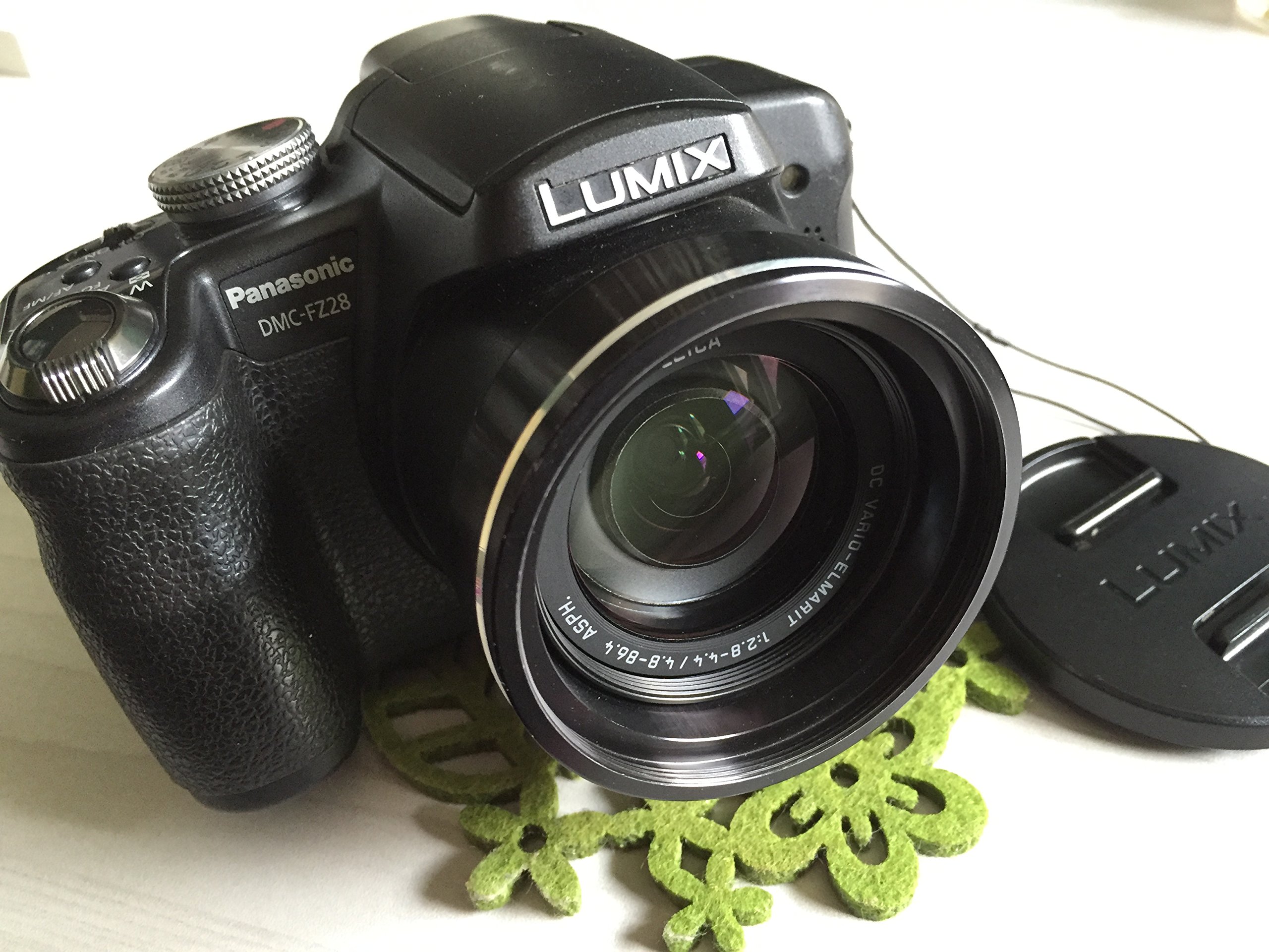 【中古】【非常に良い】パナソニック デジタルカメラ LUMIX (ルミックス) FZ28 ブラック DMC-FZ28-K｜スカイマーケットプラス