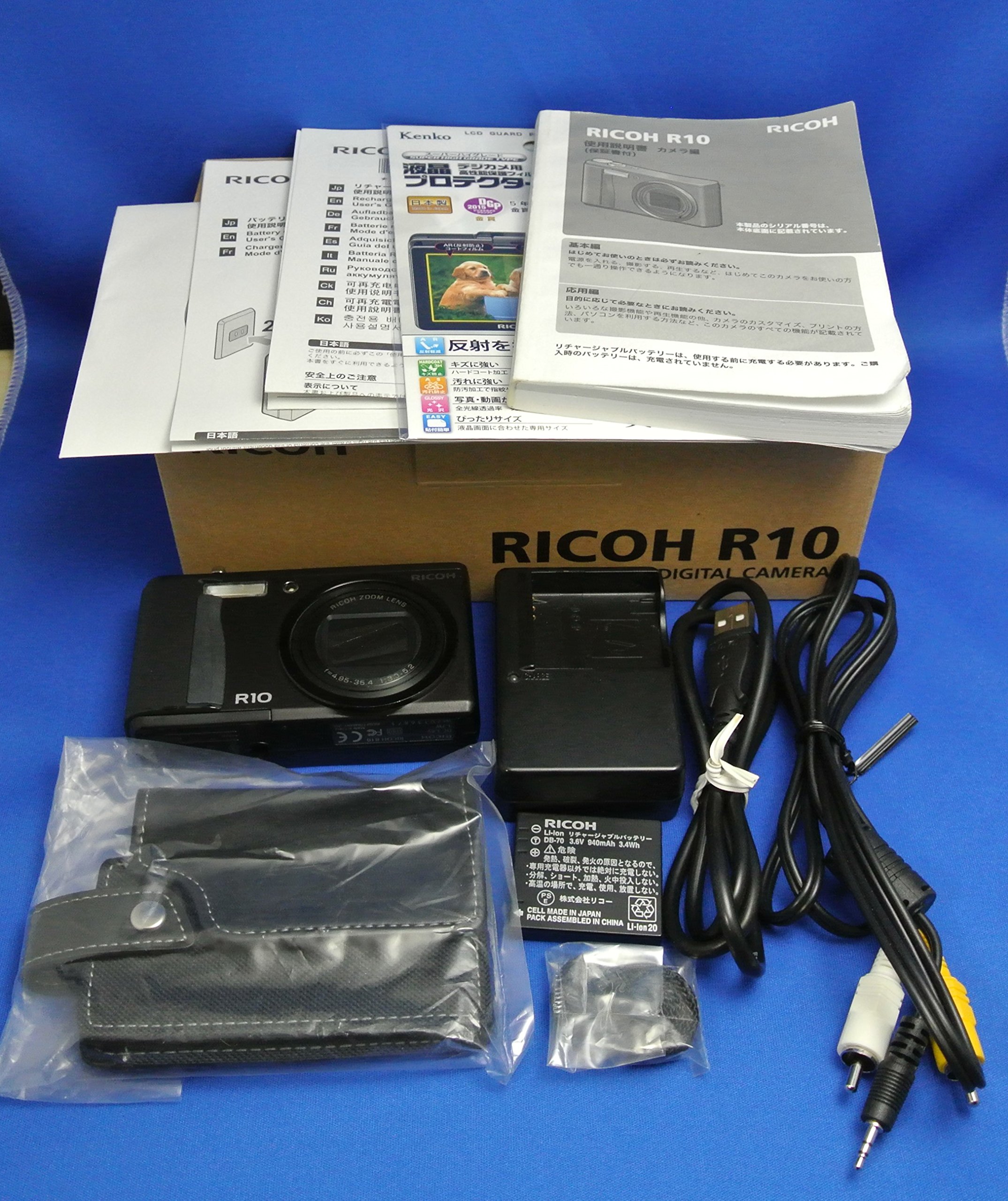 【中古】【非常に良い】RICOH デジタルカメラ R10 ブラック R10BK