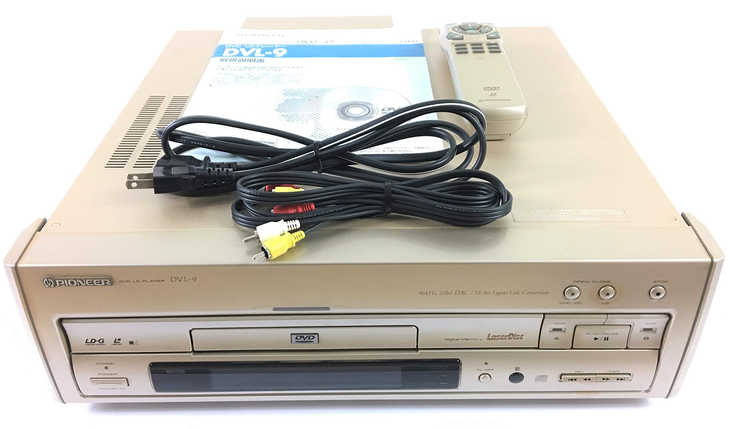 【中古】【人並み外れたに好いたらしい】PIONEER 草わけ DVL-9 (ゴールド) レーザーディスクプレーヤー ヴィデオディスク/LD PLAYER