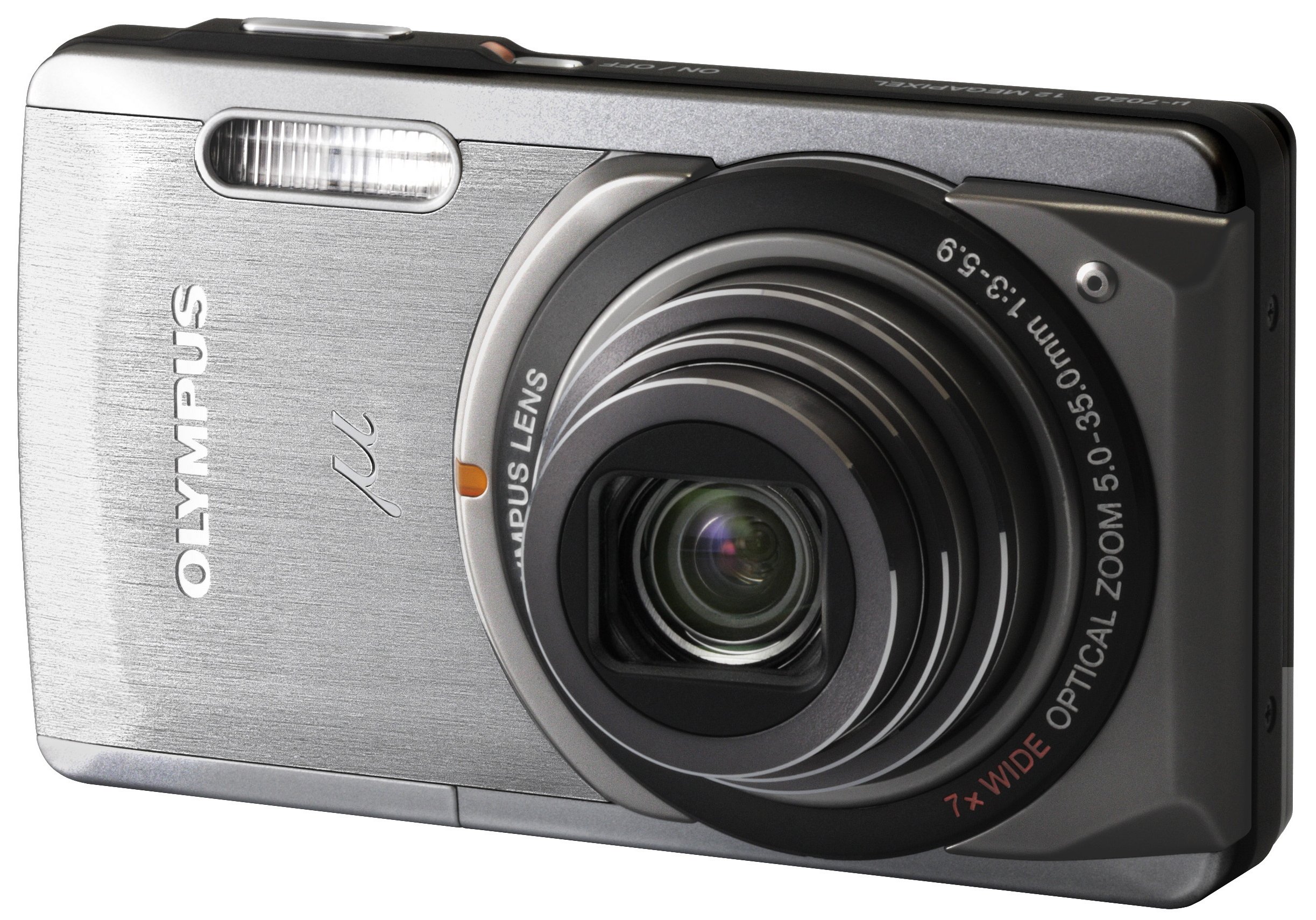 【中古】【人並み外れたに好いたらしい】OLYMPUS デジタル写真機 μ-7020 しろがね色 μ-7020 SLV