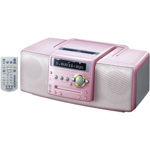【中古】【非常に良い】ケンウッド CD・MD・ラジオパーソナルステレオシステム (ピンク) MDX-L1-P