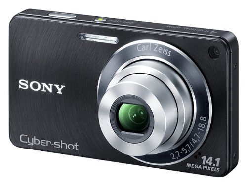 【中古】【非常に良い】SONY デジタルカメラ Cyber-Shot(サイバーショット) W350 ブラック DSC-W350/B｜スカイマーケットプラス
