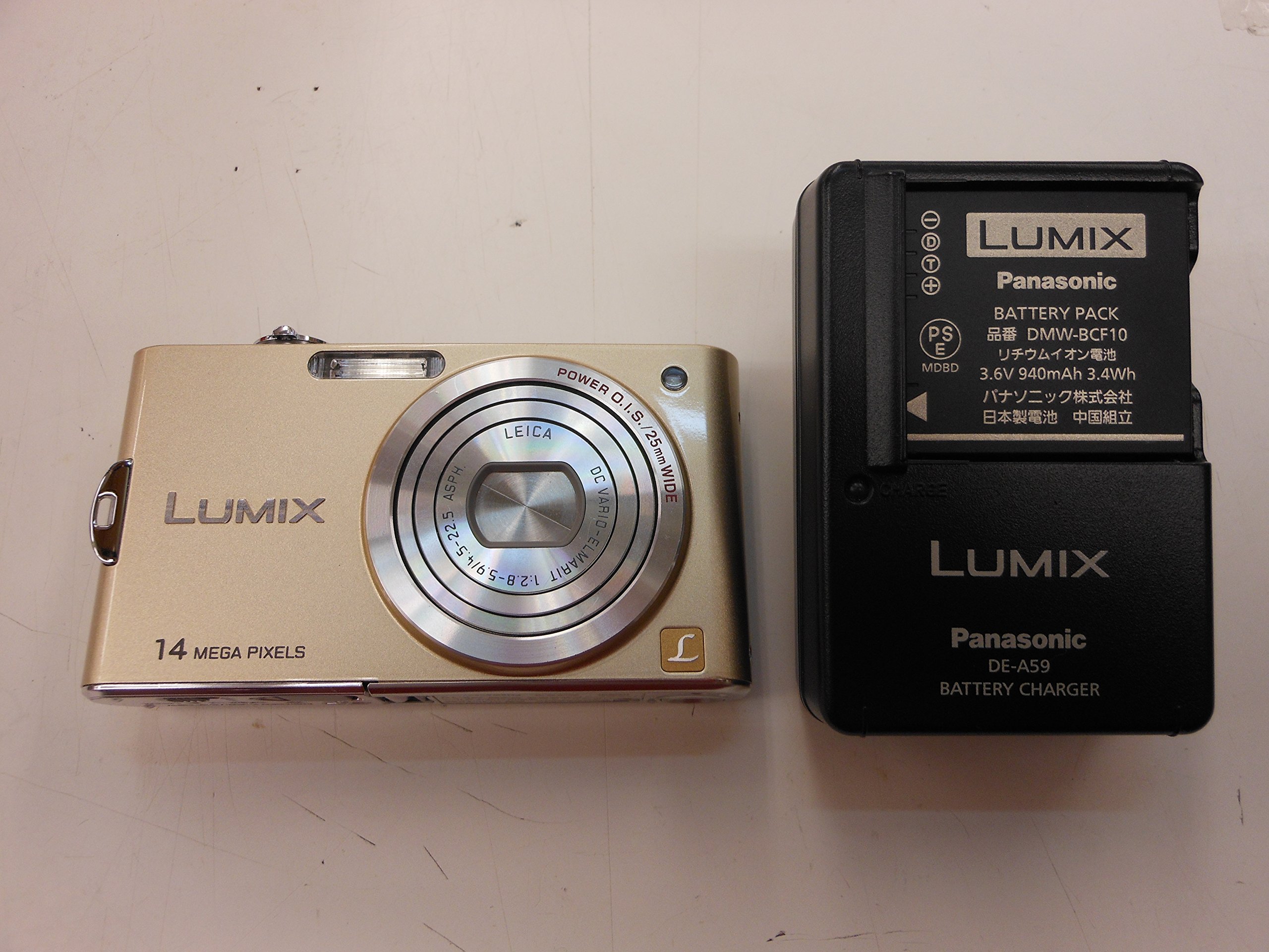 【中古】【非常に良い】パナソニック デジタルカメラ ルミックス リュクスゴールド DMC-FX66-N｜スカイマーケットプラス
